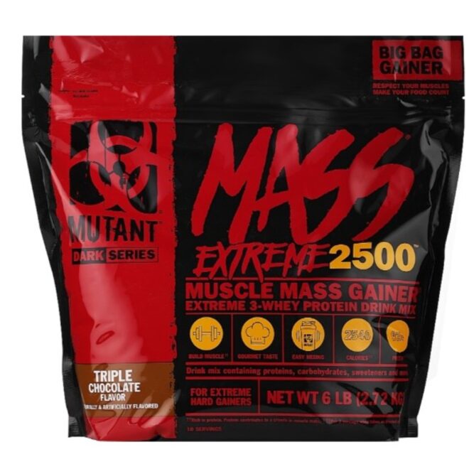 MUTANT MASS EXTREME 2500  2.72kg TRIPLE CHOCOLATE