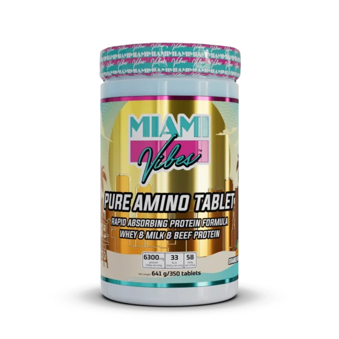 MIAMI VIBES PURE AMINO 350 TABLETS ORANGE FLAVOUR