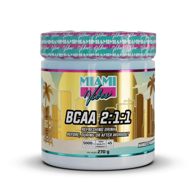 MIAMI VIBES – BCAA 2:1:1 POWDER 270g LEMON FLAVOUR