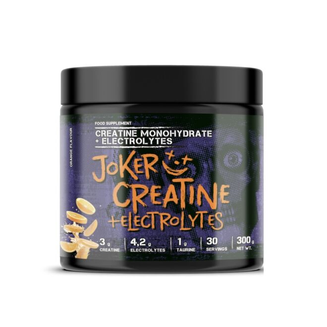 JOKER CREATINE + ELECTROLYTES - 300G (30 SERVINGS)   ORANGE