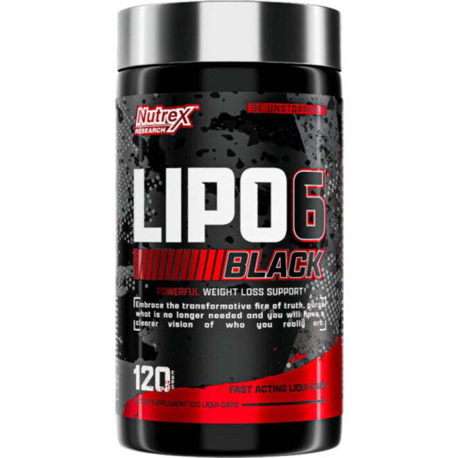 NUTREX RESEARCH LIPO 6 BLACK 120 LIQUID CAPSULES