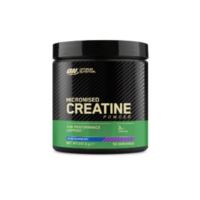 OPTIMUM NUTRITION MICRONISED CREATINE POWDER  BLUE RASPBERRY - 247.5G (55 SERVINGS)