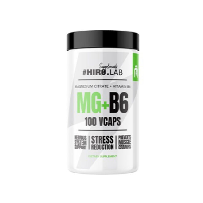 HIRO LAB MG+B6 100 VEGAN CAPSULES