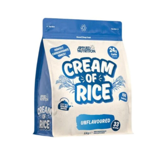 APPLIED NUTRITION CREAM OF RICE - 1KG (33 SERVINGS)