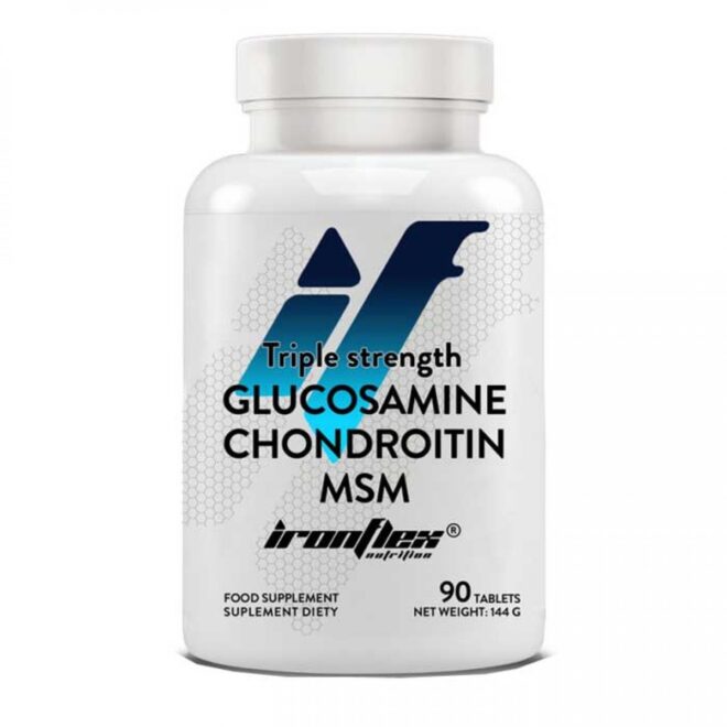 IRONFLEX NUTRITION GLUCOSAMINE CHONDROITIN MSM 90 TABLETS