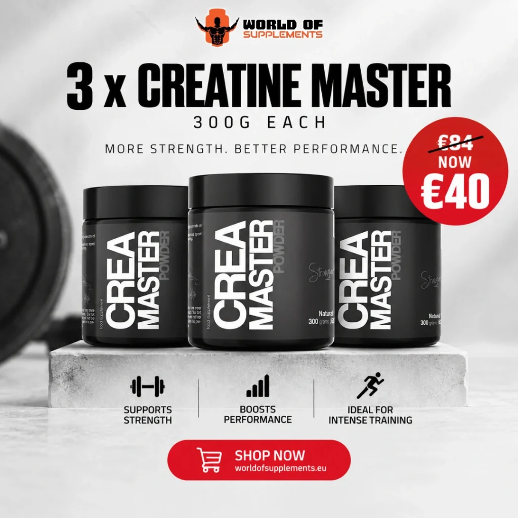 3 × Creatine Master 300g — €40