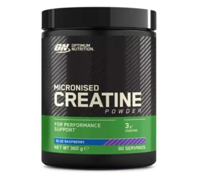 OPTIMUM NUTRITION MICRONISED CREATINE POWDER BLUE RASPBERRY - 360G (80 SERVINGS)
